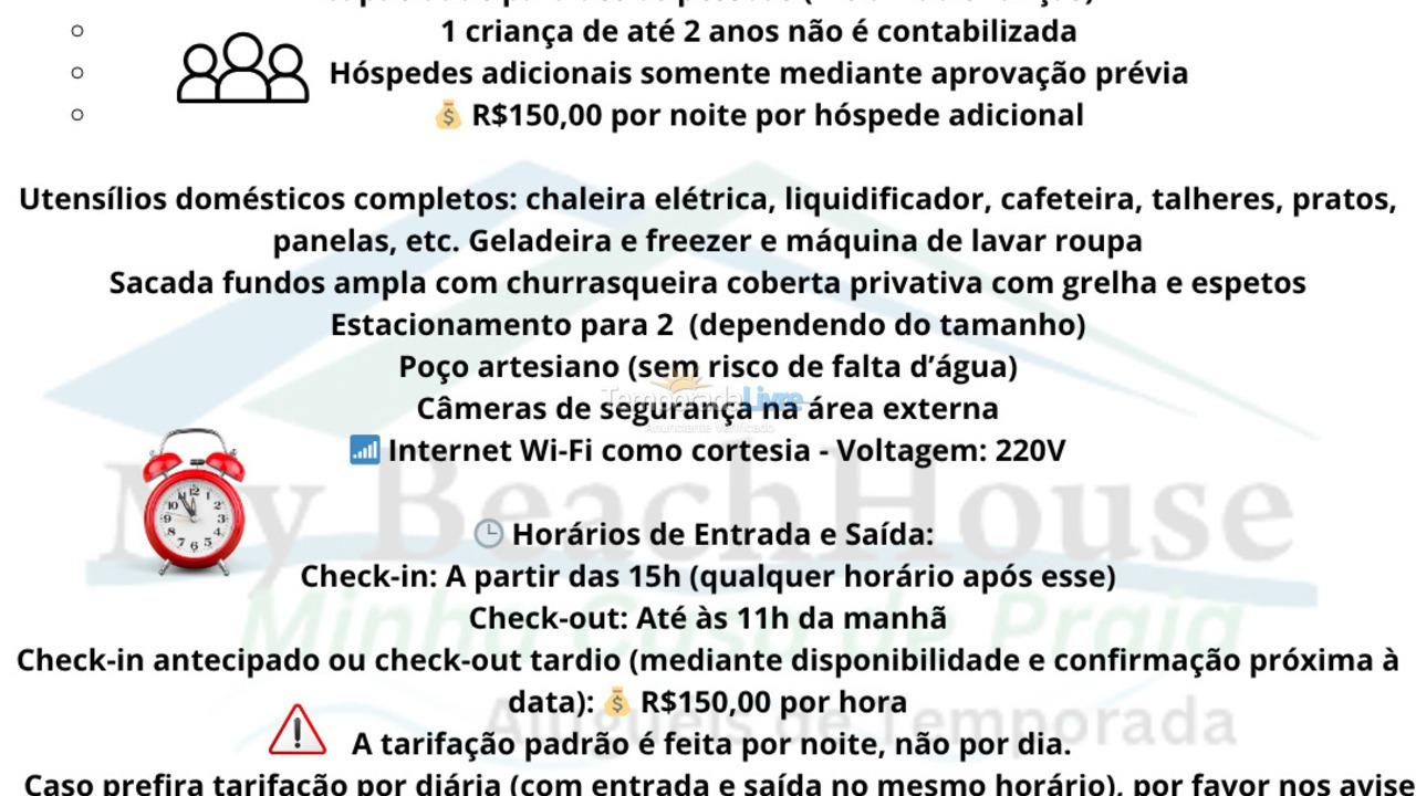 Apartamento para alquiler de vacaciones em São Francisco do Sul (Prainha)