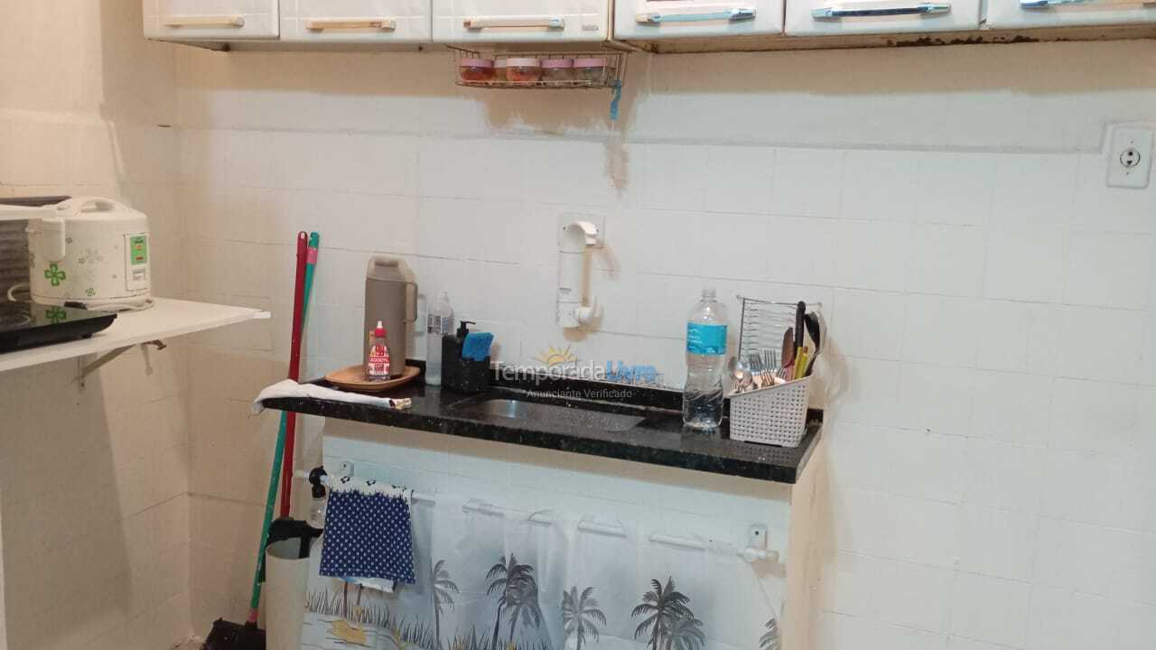 Apartamento para aluguel de temporada em São Vicente (Gonzaguinha)