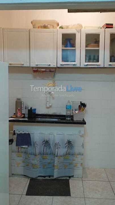 Apartamento para aluguel de temporada em São Vicente (Gonzaguinha)