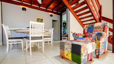 Perfect house, pool and air 50 meters from the beach, on Rua das Gaivotas