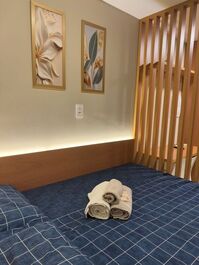 Studio decorado na orla de Salvador