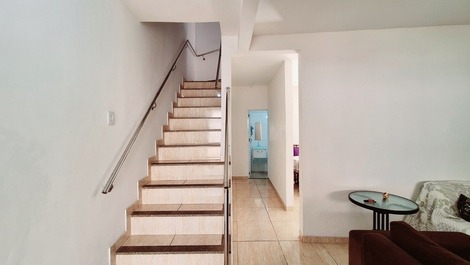 Vista da entrada da casa