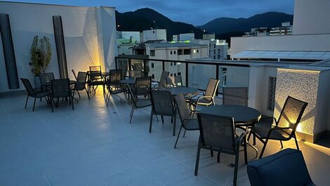 Apartment with 1 suite in the Hub Tenório Condominium - Ubatuba - SP