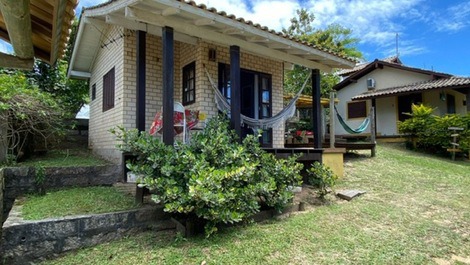 Vista da entrada da pousada