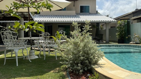 Maravilhosa casa à beira do Rio Jacuípe, excelente área gourmet