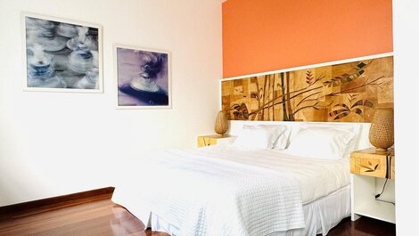 Duplex ate 10 pessoas com terraço e churrasqueira