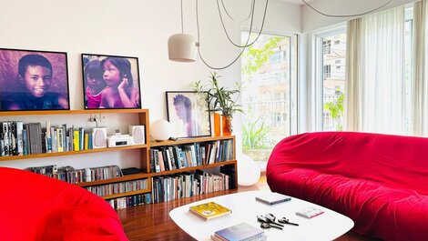 Luxuoso apartamento de 3 quartos em Copacabana