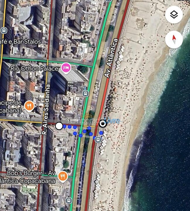 Apartamento para aluguel de temporada em Rio de Janeiro (Copacabana)