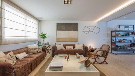 Apartamento frente mar no posto 9 de Ipanema