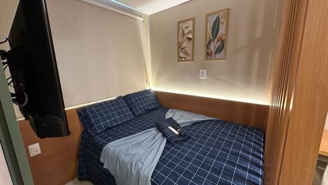 Studio decorado na orla de Salvador