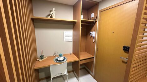 Studio decorado na orla de Salvador