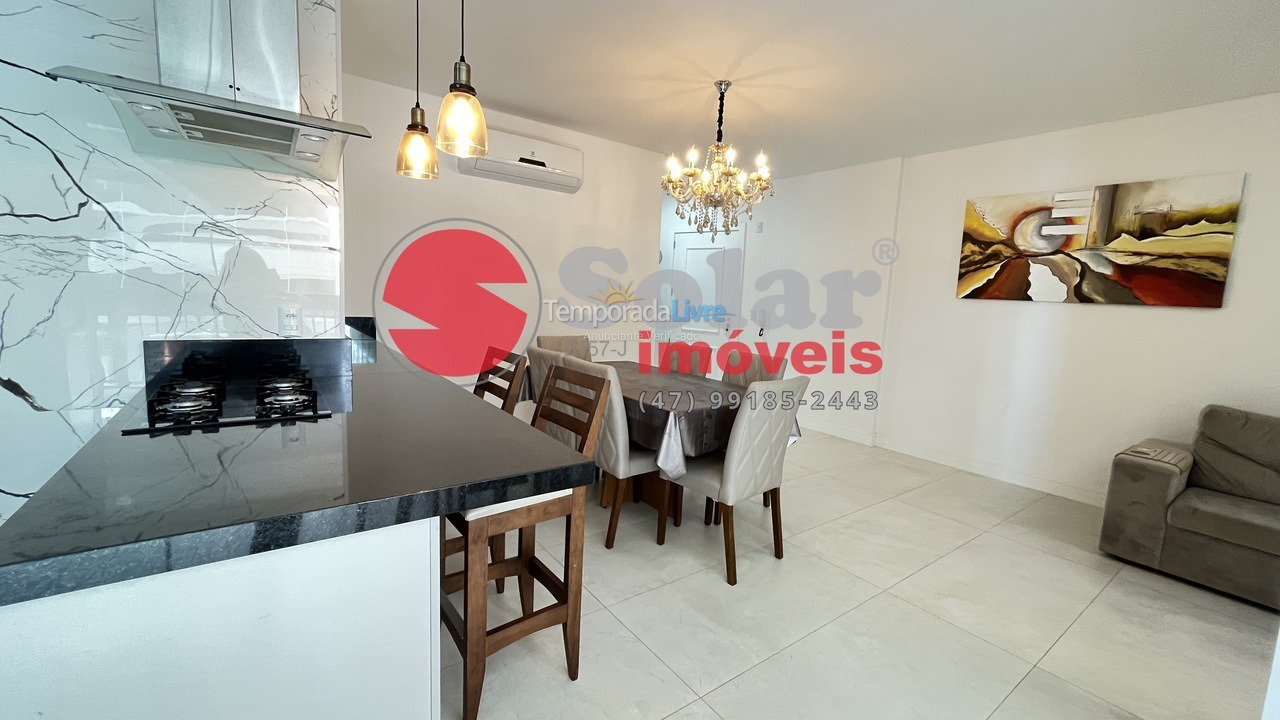 Apartamento para aluguel de temporada em Itapema (Meia Praia)