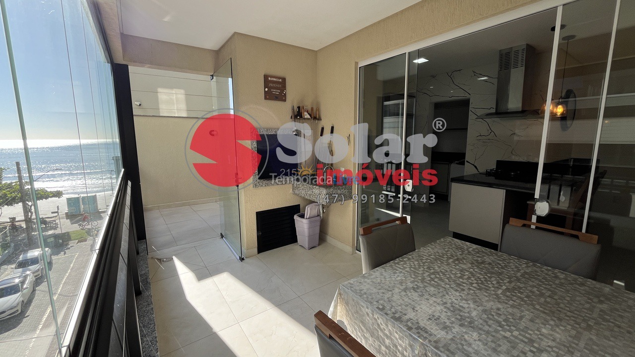 Apartamento para aluguel de temporada em Itapema (Meia Praia)