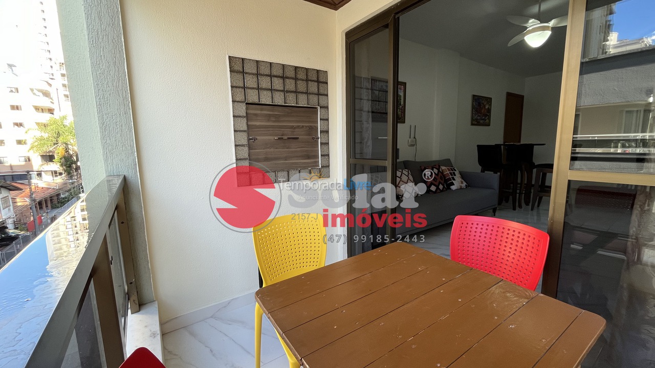 Apartment for vacation rental in Itapema (Meia Praia)
