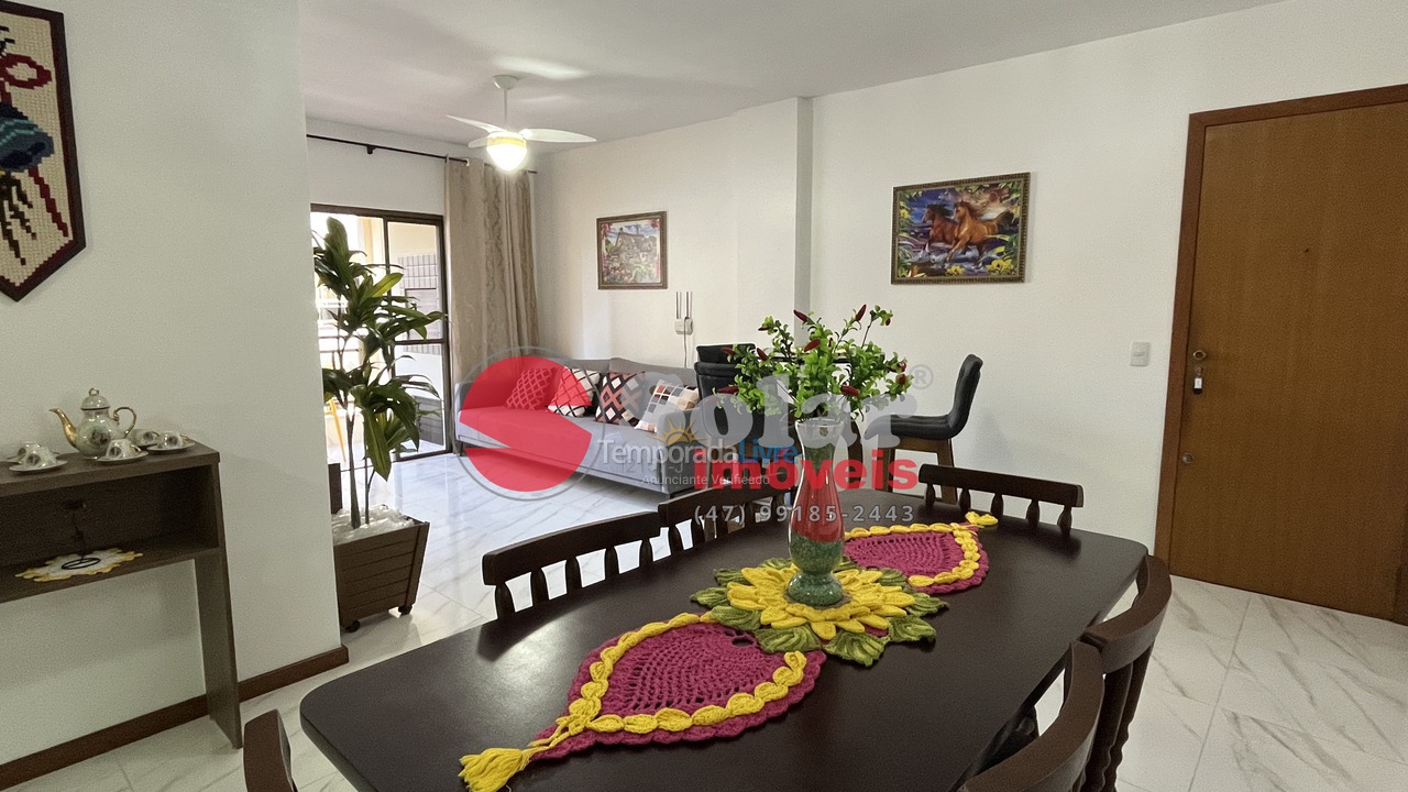 Apartment for vacation rental in Itapema (Meia Praia)