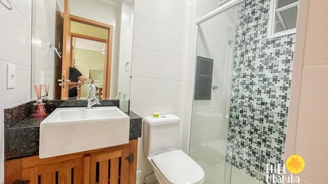 Conforto, praticidade roupa de cama e ótima localização nas Toninhas