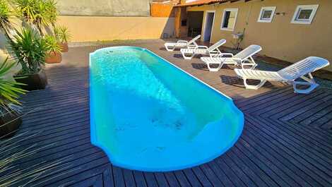 Casa con piscina para 12 personas a 600 metros del mar en Mariscal