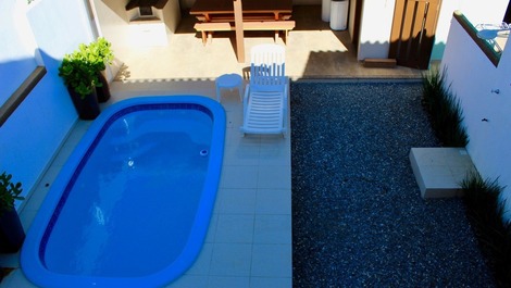 House with swimming pool 200m from Mariscal Beach – 2 suites, barbecue