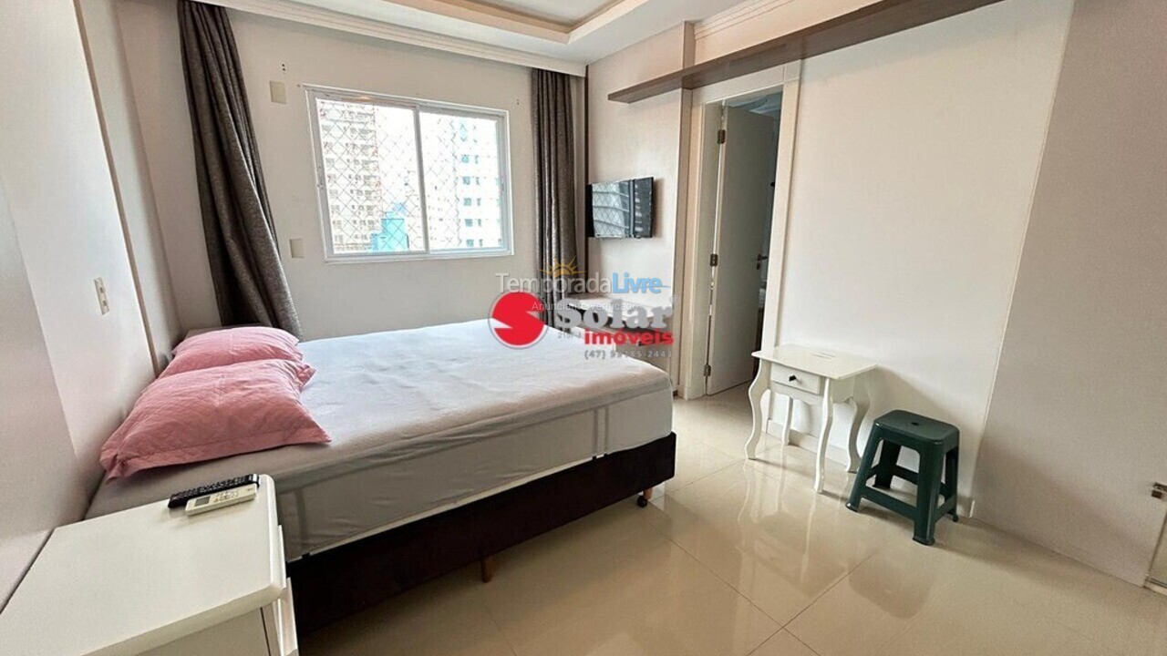 Apartment for vacation rental in Itapema (Meia Praia)