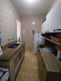 Cozinha com utensílios 