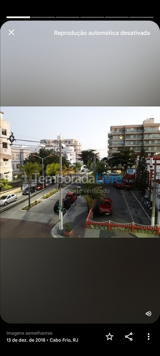 Apartamento para aluguel de temporada em Cabo Frio (Praia do Forte)