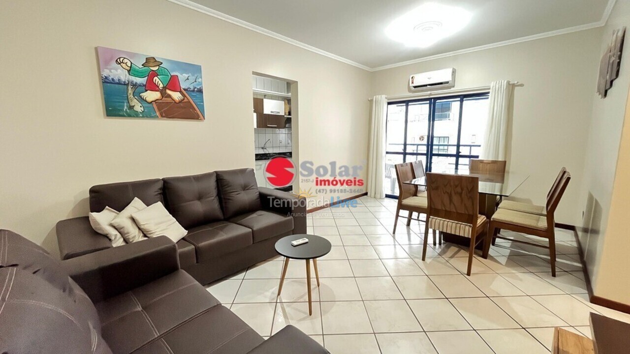 Apartamento para aluguel de temporada em Itapema (Meia Praia)