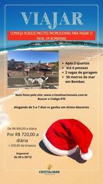 APTO 2 QUARTOS E VISTA MAR EM BOMBAS