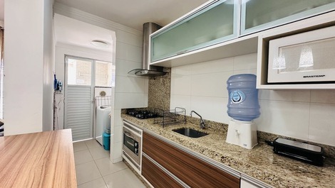 APART 301 COM 3DORMIT/1SUÍTE+AR COND/WI-FI-100M DA PRAIA