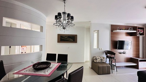 APART 301 COM 3DORMIT/1SUÍTE+AR COND/WI-FI-100M DA PRAIA