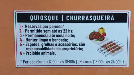 Aviso para acessar os quiosques ( reserva )
