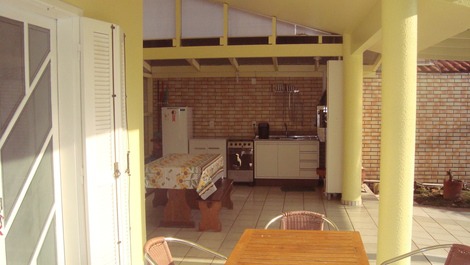 Vista da área gourmet