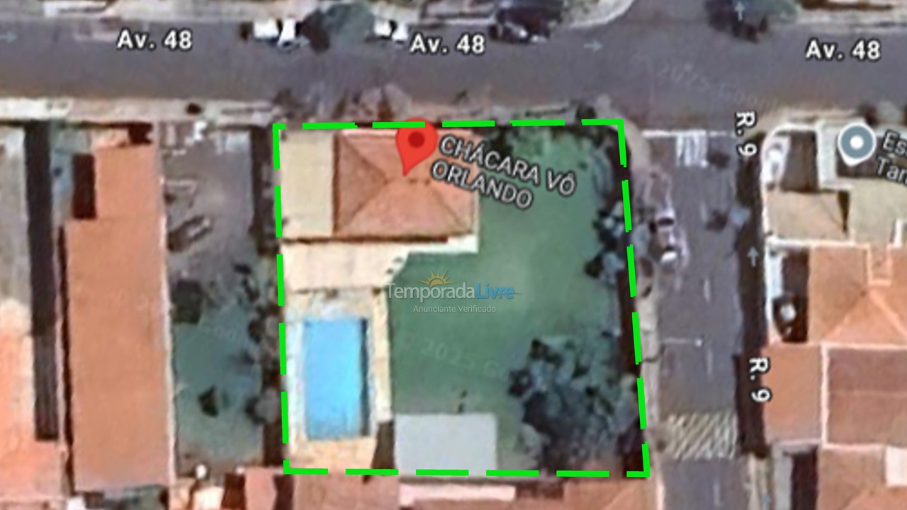 Chácara / sítio para aluguel de temporada em Rio Claro (Alto do Santana)