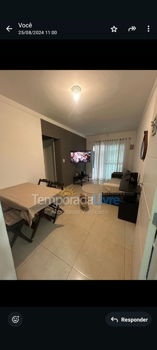 Apartamento para aluguel de temporada em Praia Grande (Canto do Forte)