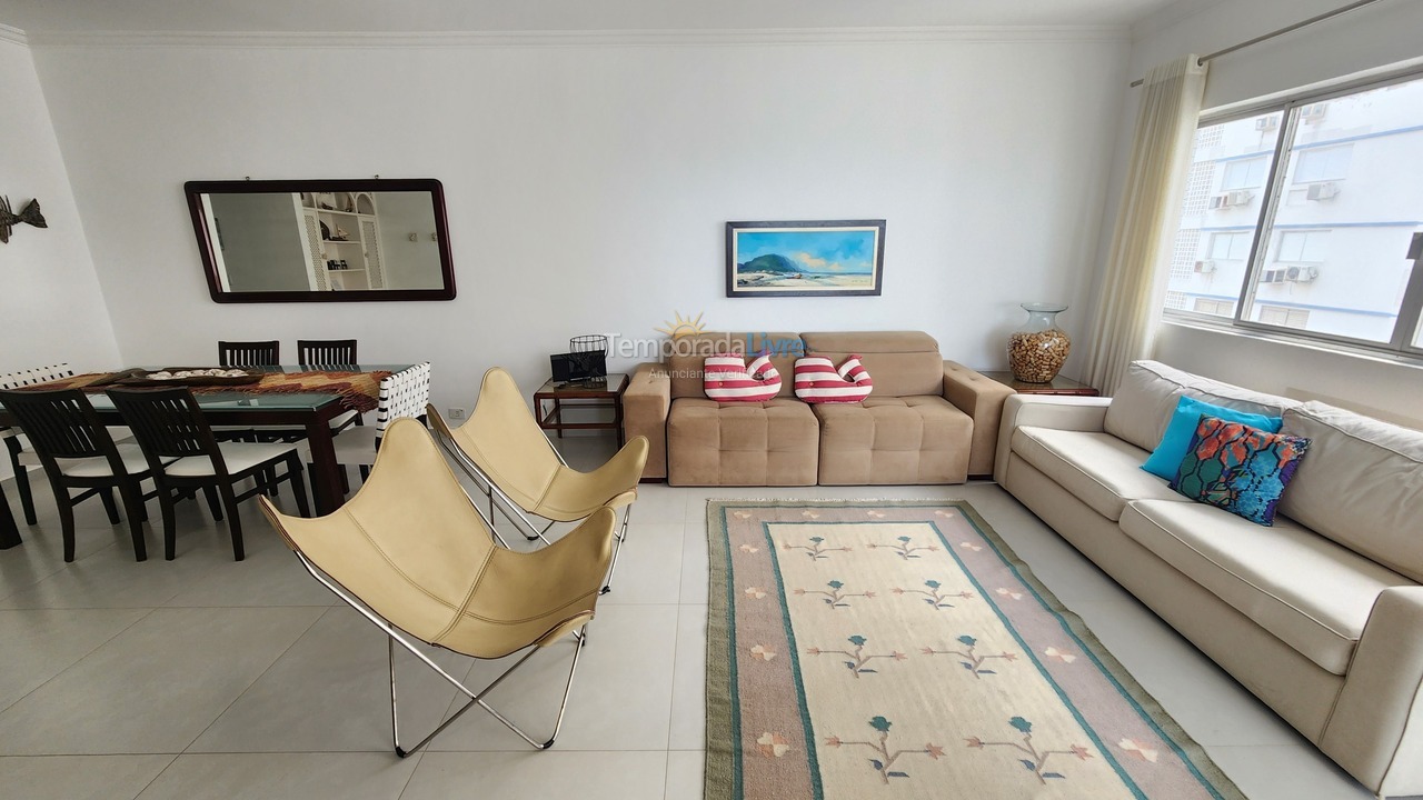 Apartamento para aluguel de temporada em Guarujá (Pitangueiras)