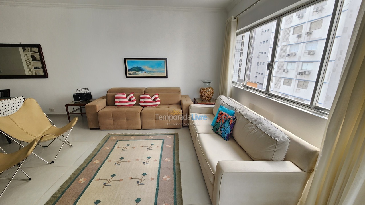 Apartamento para aluguel de temporada em Guarujá (Pitangueiras)