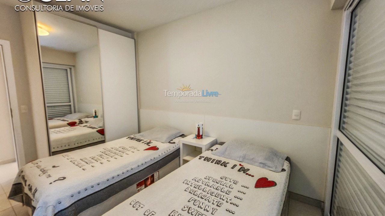 Apartamento para alquiler de vacaciones em Bertioga (Riviera de São Lourenço)