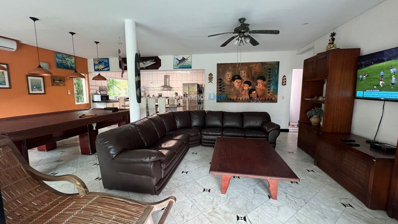 Casa para alquiler de vacaciones em Bertioga (Praia de Guaratuba)