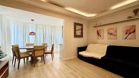 3 bedrooms with air conditioning, Meia Praia beachfront