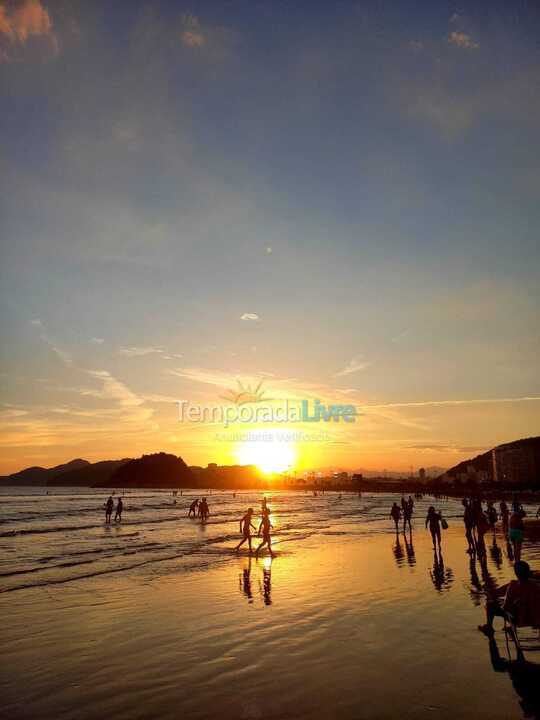 Apartamento para alquiler de vacaciones em São Vicente (Gonzaguinha)