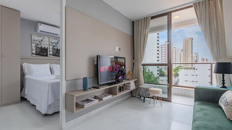 JSmart #604 - Studio na Aldeota por Carpediem