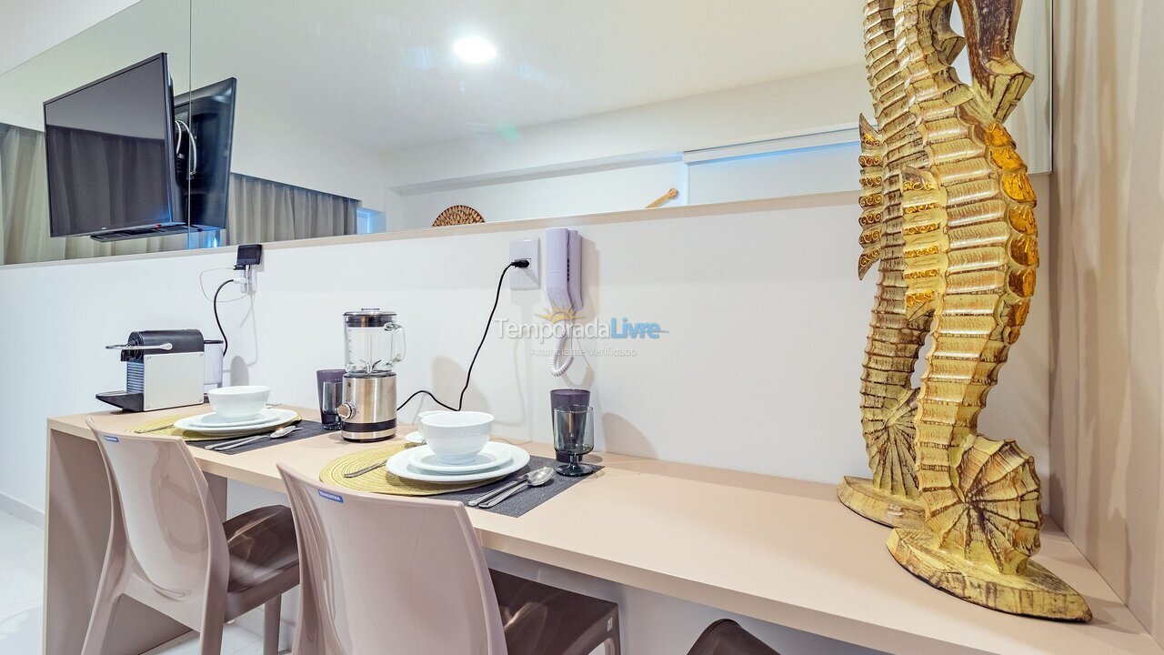 Apartamento para aluguel de temporada em Ipojuca (Praia de Muro Alto)