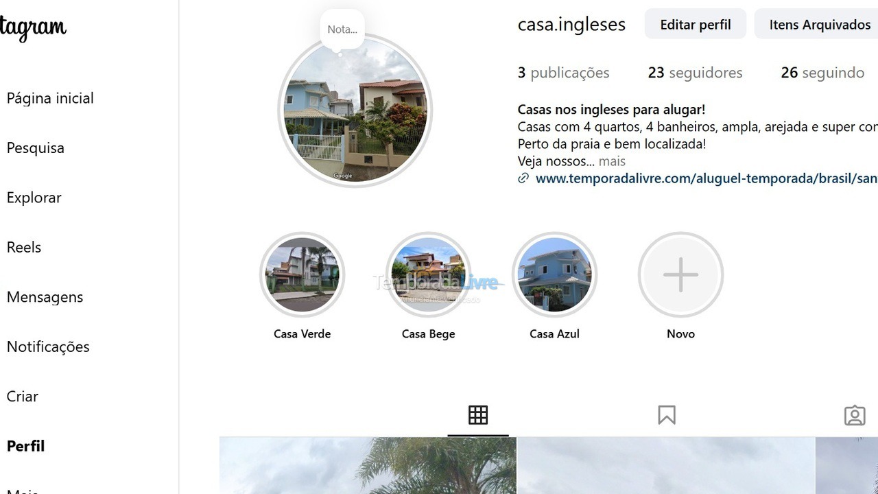 House for vacation rental in Florianopolis (Praia dos Ingleses)