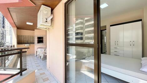 2 habitaciones con aire acondicionado para alquileres por temporada en Meia Praia Itapema, Rua 284