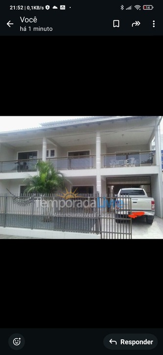 Casa para aluguel de temporada em São Francisco do Sul (Prainha)