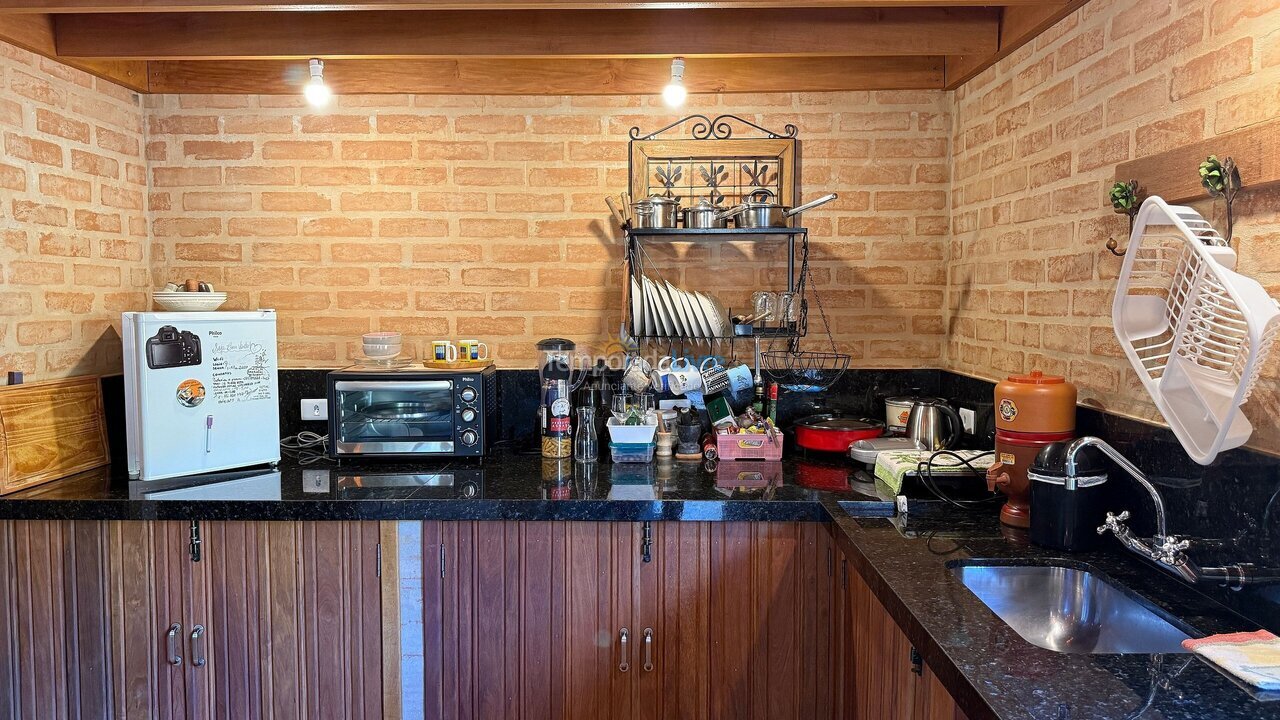 Casa para alquiler de vacaciones em Gonçalves (São Sebastião)