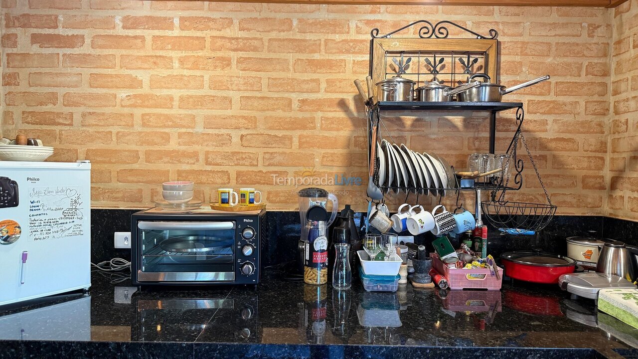 Casa para alquiler de vacaciones em Gonçalves (São Sebastião)