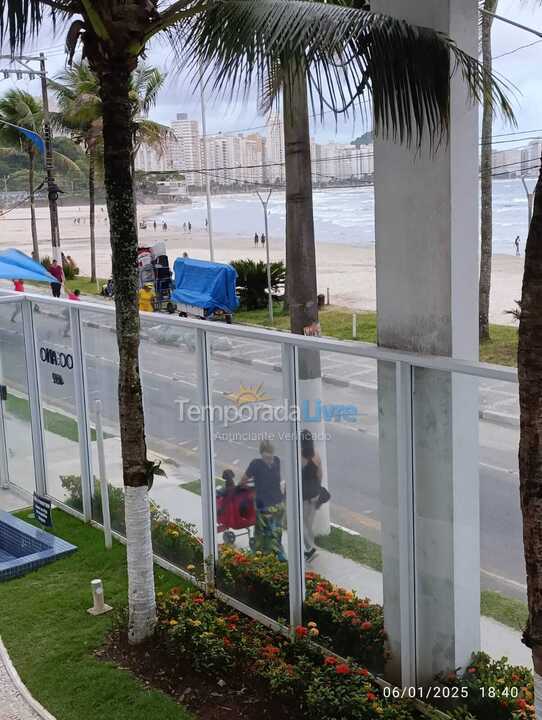 Apartamento para aluguel de temporada em Guarujá (Astúrias)