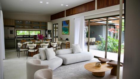 Pipa Casa4 • VILLA EGEU 4 qts/2 stes piscina churrasqueira privativa