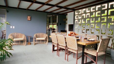 Pipa Casa4 • VILLA EGEU 4 qts/2 stes piscina churrasqueira privativa