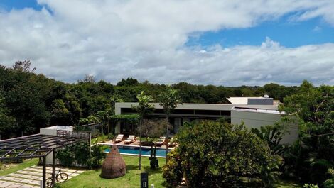 Pipa Casa4 • VILLA EGEU 4 qts/2 stes piscina churrasqueira privativa